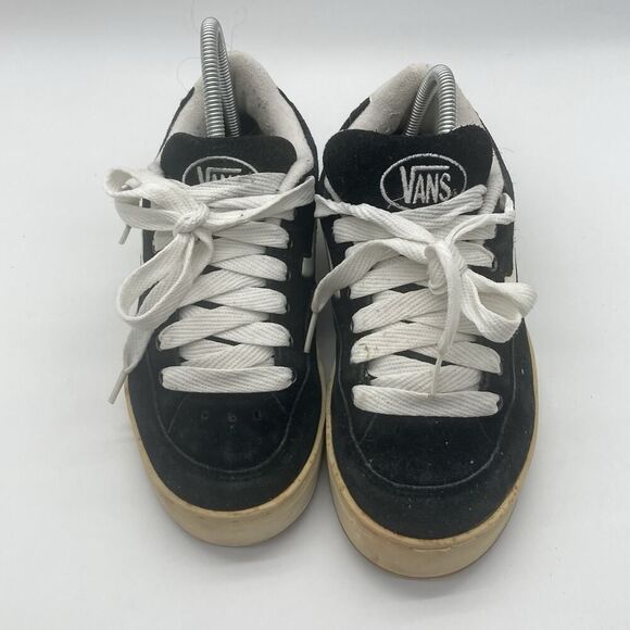 Mens Size 7 Vintage 1990s Y2K Vans Fat Tongue Skate Skateboard Chunky Sneakers - Picture 3 of 9